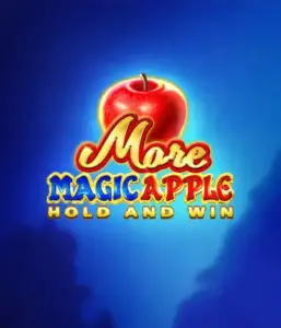 Discover the spellbinding allure of More Magic Apple Hold and Win Slot by 3 Oaks Gaming, featuring a luminous red apple against a rich blue background. This image portrays the game's theme of enchantment and wonder. Suited for fans of fantasy, the vibrant visuals and attractive artwork make this slot stand out. 